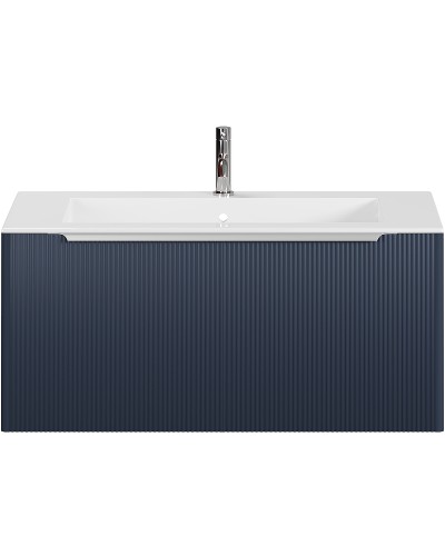 Тумба под раковину Creto Luna 100 17-Bl100 подвесная Blue