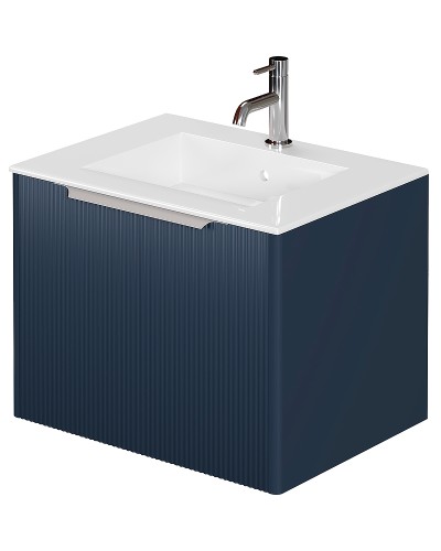 Тумба под раковину Creto Luna 60 17-Bl60 подвесная Blue