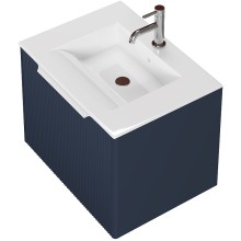 Тумба под раковину Creto Luna 60 17-Bl60 подвесная Blue