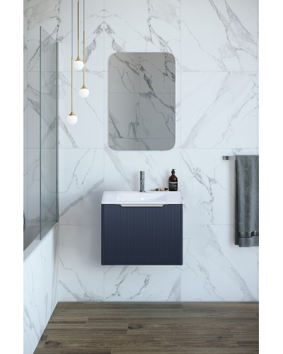 Тумба под раковину Creto Luna 60 17-Bl60 подвесная Blue