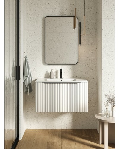 Тумба под раковину Creto Luna 100 17-IV100 подвесная Ivory