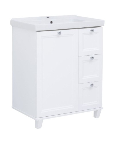 Тумба под раковину Aquanet Амели 70 261988 Белая матовая