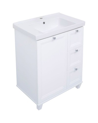 Тумба под раковину Aquanet Амели 70 261988 Белая матовая