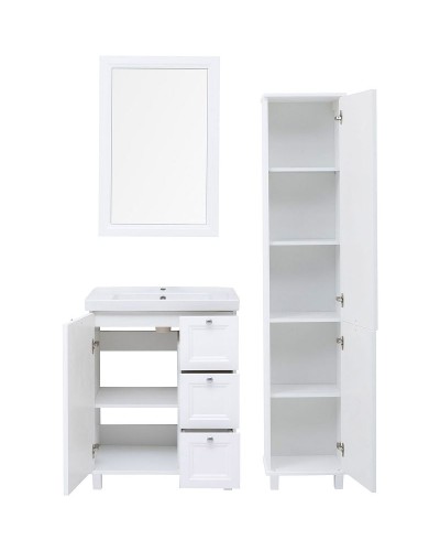 Тумба под раковину Aquanet Амели 70 261988 Белая матовая