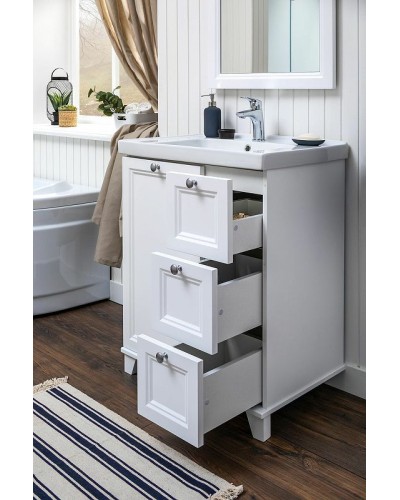 Тумба под раковину Aquanet Амели 70 261988 Белая матовая