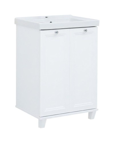 Тумба под раковину Aquanet Амели 60 261989 Белая матовая