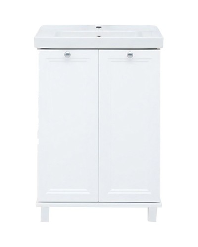 Тумба под раковину Aquanet Амели 60 261989 Белая матовая