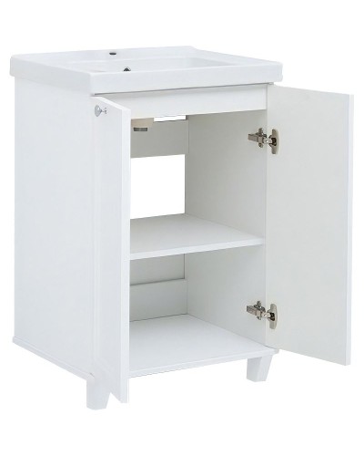 Тумба под раковину Aquanet Амели 60 261989 Белая матовая