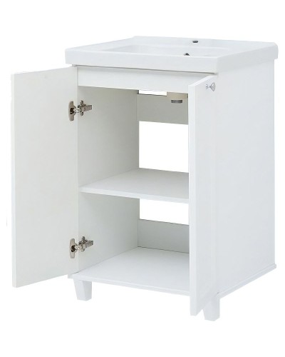 Тумба под раковину Aquanet Амели 60 261989 Белая матовая
