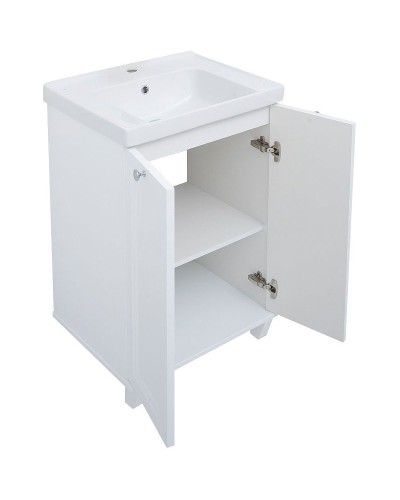 Тумба под раковину Aquanet Амели 60 261989 Белая матовая