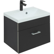 Тумба под раковину Aquanet Верона 50 272430 подвесная Черная матовая