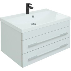 Тумба под раковину Aquanet Верона 75 272422 подвесная Белая матовая