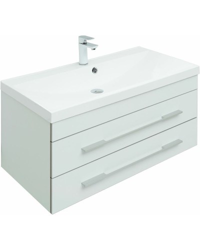 Тумба под раковину Aquanet Верона 90 272424 подвесная Белая матовая