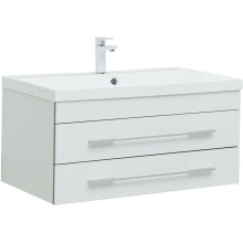 Тумба под раковину Aquanet Верона 90 272424 подвесная Белая матовая