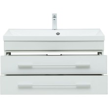 Тумба под раковину Aquanet Верона 90 272424 подвесная Белая матовая