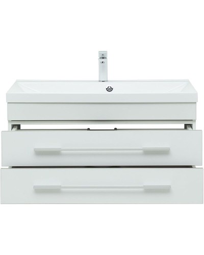 Тумба под раковину Aquanet Верона 90 272424 подвесная Белая матовая