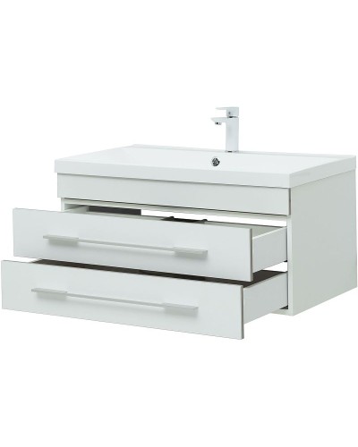 Тумба под раковину Aquanet Верона 90 272424 подвесная Белая матовая