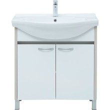 Тумба под раковину Aquanet Донна 80 274170 Белый дуб Белая