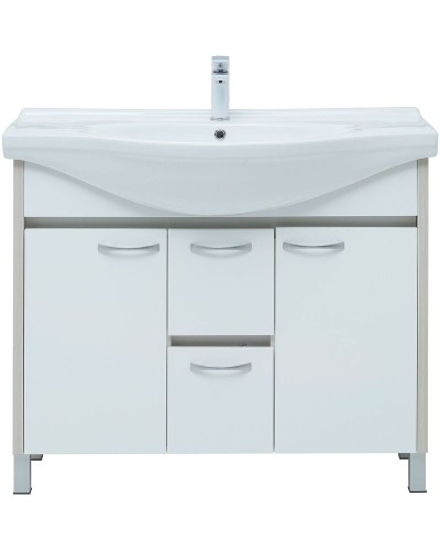 Тумба под раковину Aquanet Донна 100 274164 Белый дуб Белая