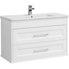 Тумба с раковиной Aquanet Бостон М 100 212669 Белая матовая