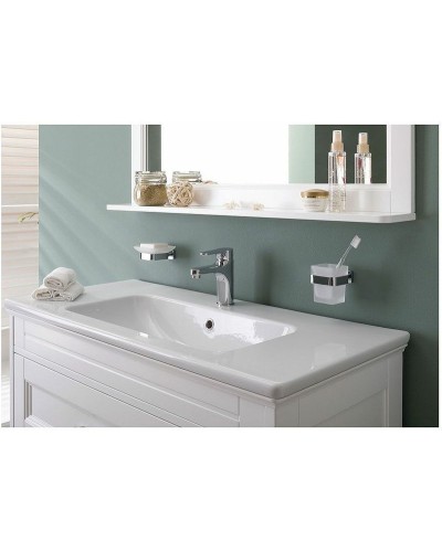 Тумба с раковиной Aquanet Бостон М 100 212669 Белая матовая