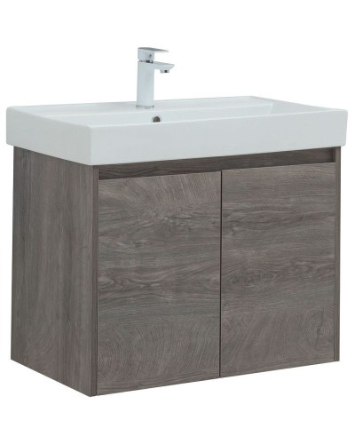 Тумба под раковину Aquanet Nova Lite 75 298851 подвесная Дуб рошелье