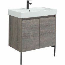 Тумба под раковину Aquanet Nova Lite 75 298851 подвесная Дуб рошелье