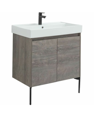 Тумба под раковину Aquanet Nova Lite 75 298851 подвесная Дуб рошелье