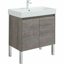 Тумба под раковину Aquanet Nova Lite 75 298851 подвесная Дуб рошелье