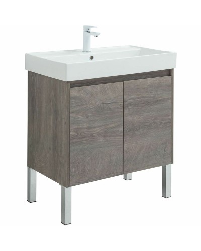 Тумба под раковину Aquanet Nova Lite 75 298851 подвесная Дуб рошелье