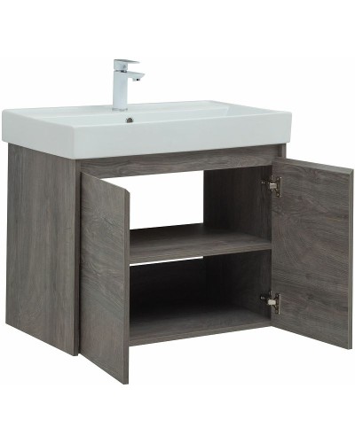 Тумба под раковину Aquanet Nova Lite 75 298851 подвесная Дуб рошелье