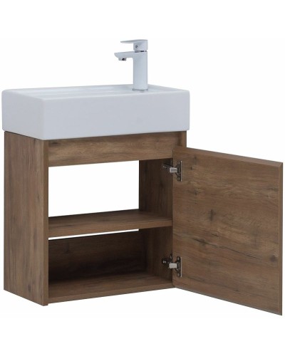 Тумба под раковину Aquanet Nova Lite 50 298855 подвесная Дуб рустикальный
