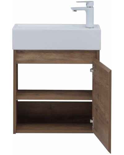 Тумба под раковину Aquanet Nova Lite 50 298855 подвесная Дуб рустикальный