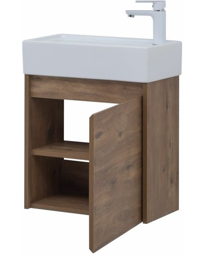 Тумба под раковину Aquanet Nova Lite 50 298855 подвесная Дуб рустикальный