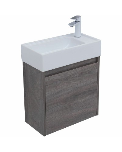 Тумба под раковину Aquanet Nova Lite 50 298854 подвесная Дуб рошелье