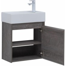 Тумба под раковину Aquanet Nova Lite 50 298854 подвесная Дуб рошелье