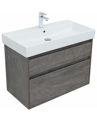 Тумба под раковину Aquanet Nova Lite 85 249937 подвесная Дуб рошелье