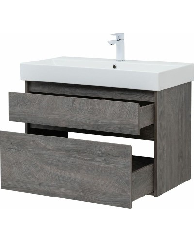 Тумба под раковину Aquanet Nova Lite 85 249937 подвесная Дуб рошелье