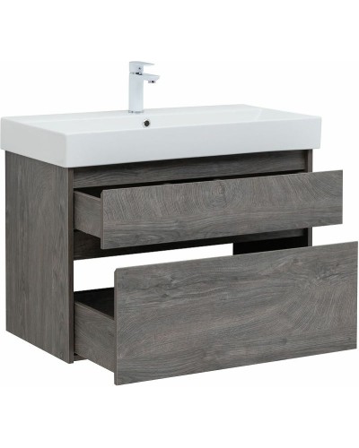 Тумба под раковину Aquanet Nova Lite 85 249937 подвесная Дуб рошелье