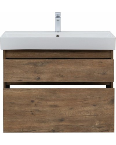 Тумба под раковину Aquanet Nova Lite 85 249954 подвесная Дуб рустикальный