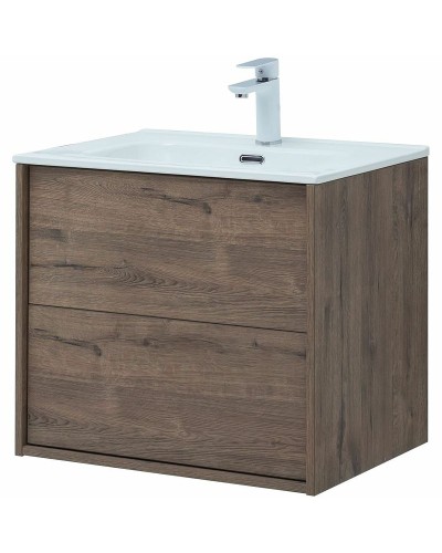 Тумба под раковину Aquanet Lino 60 Flat 287541 подвесная Дуб Веллингтон
