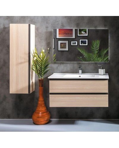 Тумба под раковину Boheme Armadi Art Capolda 100 849-100-LW подвесная Light Wood