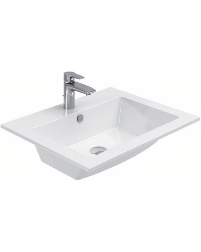 Тумба с раковиной Aquanet Lino 60 271944 подвесная Дуб Веллингтон