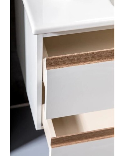 Тумба под раковину Boheme Armadi Art Capolda 100 849-100-WW подвесная Белая Дерево