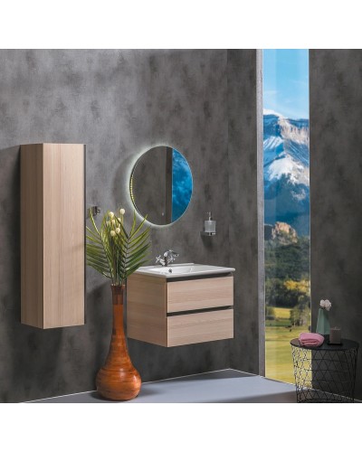 Тумба под раковину Boheme Armadi Art Capolda 65 849-065-LW подвесная Light Wood