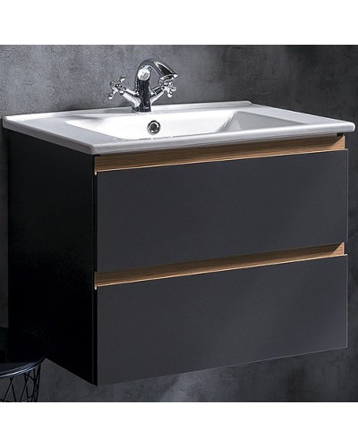 Тумба под раковину Boheme Armadi Art Capolda 65 849-065-A подвесная Антрацит