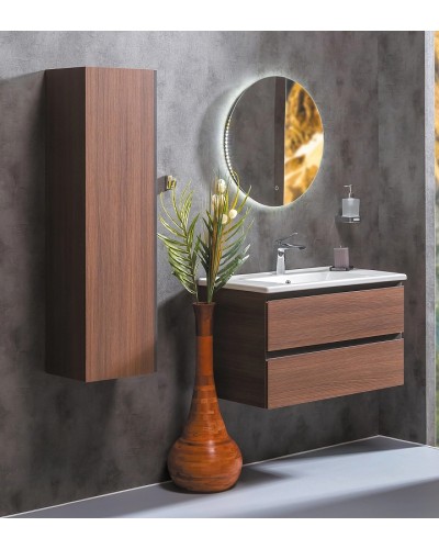 Тумба под раковину Boheme Armadi Art Capolda 85 849-085-D подвесная Dark wood