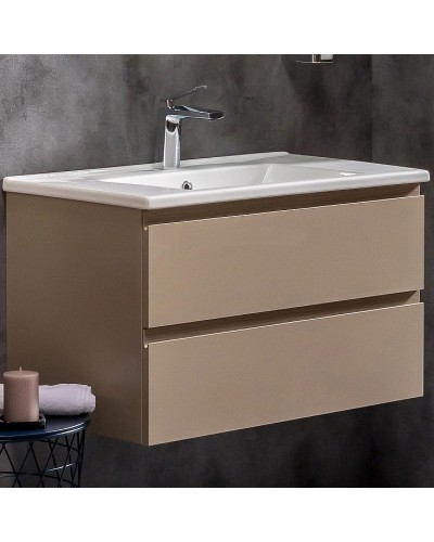 Тумба под раковину Boheme Armadi Art Capolda 85 849-085-LA подвесная Latte