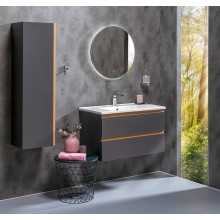 Тумба под раковину Boheme Armadi Art Capolda 85 849-085-A подвесная Антрацит