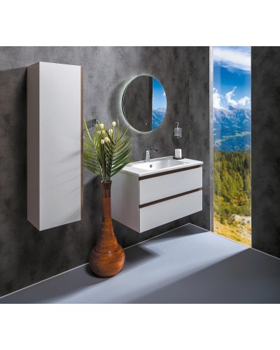 Тумба под раковину Boheme Armadi Art Capolda 85 849-085-WW подвесная Белая Дерево